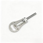 Small Half-Round Yueya Double-Row Key Blank