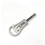 Small Half-Round Yueya Double-Row Key Blank