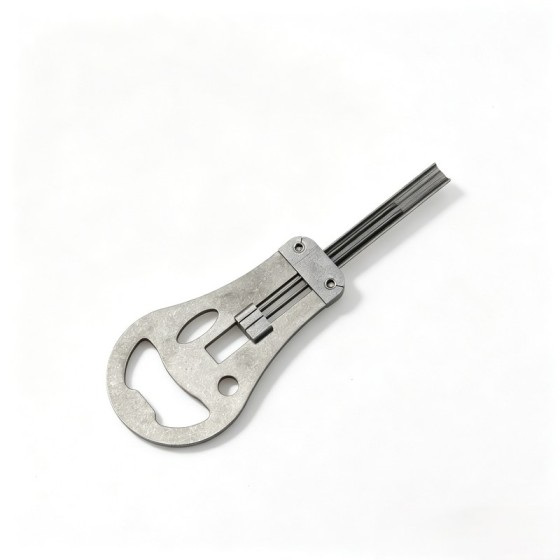 Small Half-Round Yueya Double-Row Key Blank