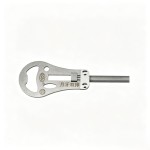 Small Half-Round Yueya Double-Row Key Blank