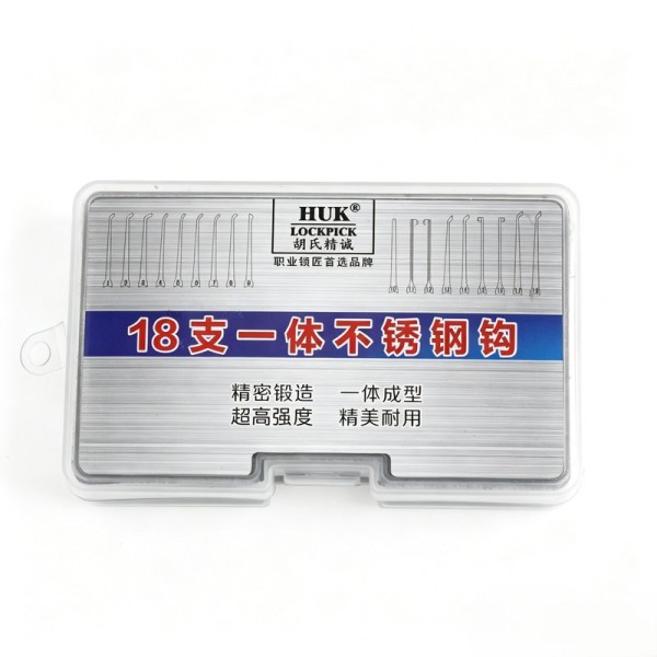 Stainless Steel Lock Pick Set (18-Piece)