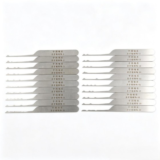 Single-Head Brush Hook Pick Set (20-Piece)