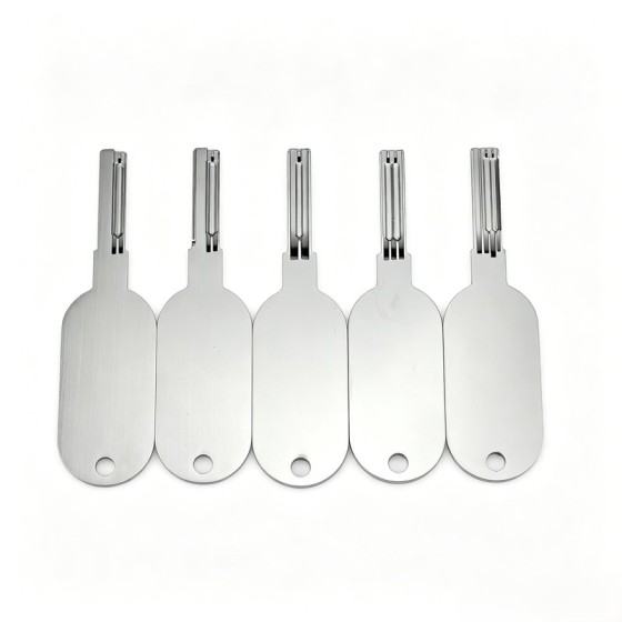 Alloy Steel Large-Handle Common Foil Tool Set (5-Piece)