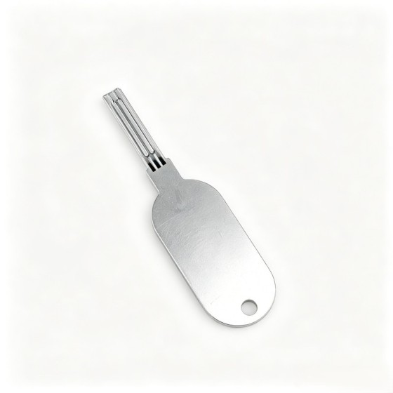 Alloy Steel Large-Handle Universal (Buyang/Xinduo/Panpan) Half-Round Crescent Double-Row Foil Tool