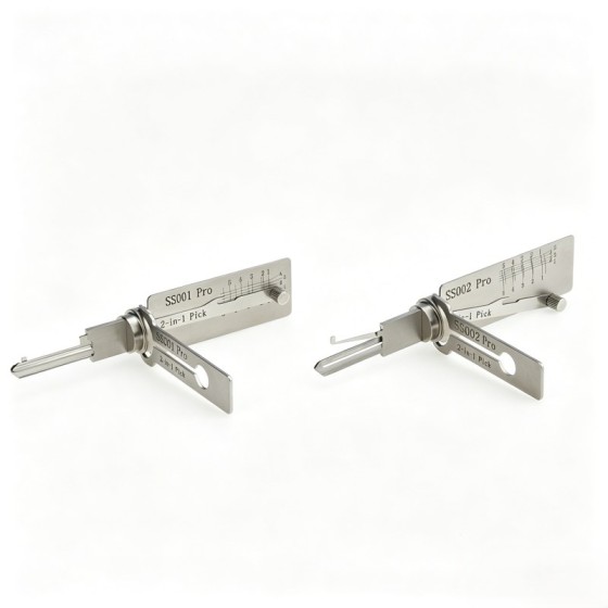 S-Groove & Double Straight-Groove Electric Lock 2-in-1 Tool 001/002