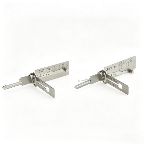 S-Groove & Double Straight-Groove Electric Lock 2-in-1 Tool 001/002