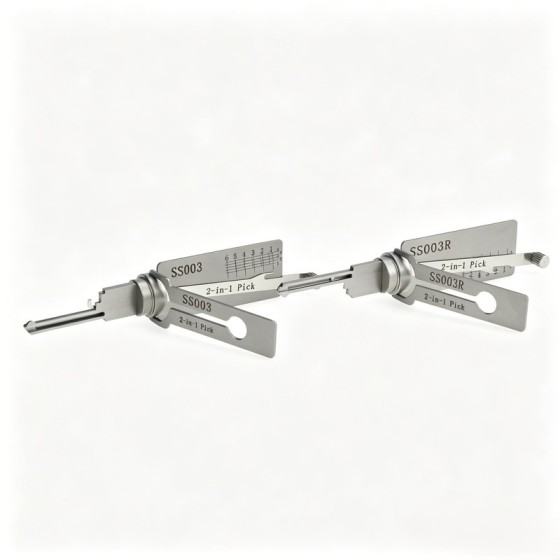 Straight-Groove Padlock 2-in-1 Tool Set 003/003R (Left & Right, 2-Piece)