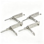Civil Straight-Groove 2-in-1 Positioning Tool Set (4-Piece)